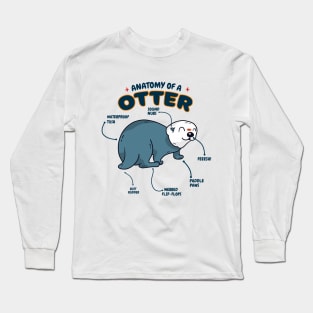 Anatomy Of An Otter Long Sleeve T-Shirt